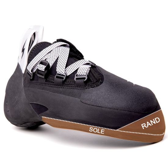 Climbing shoe rand replacement by VSOLE, repairing worn climbing edges for improved performance and durability